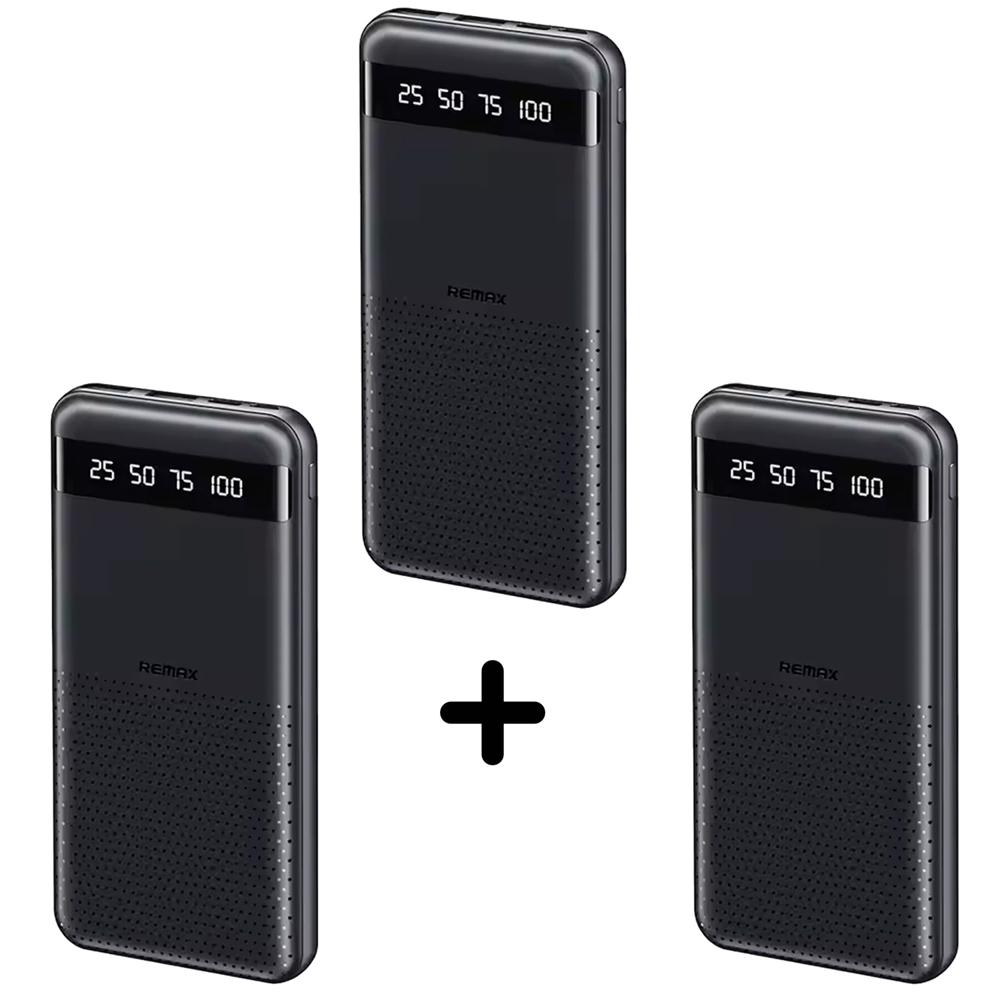 Combo x3 Power Bank REMAX RPP-10 10000mAh Carga Rápida