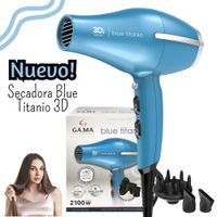 SECADORA GAMA BLUE TITANIO 3D THERAPY ANTI-FRIZZ