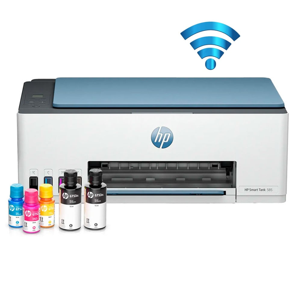 Impresora Hp Smart Tank 585 Multifuncional Wifi USB