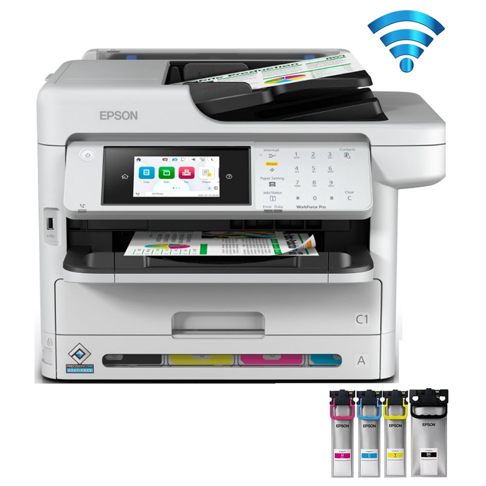 Impresora Epson WorkForce Pro WF-C5891 Multifuncional Fax LAN WiFi