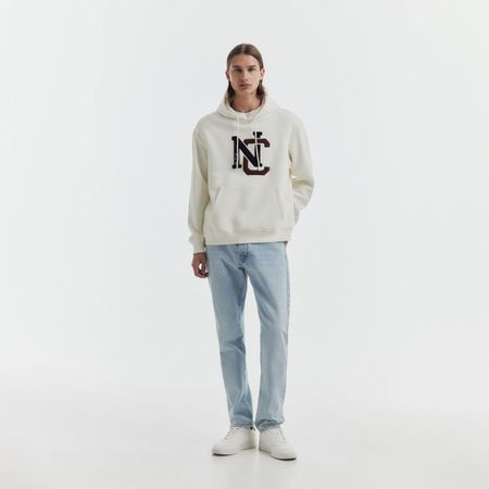 Polera Iniciales Sfera Hombre Blanco M