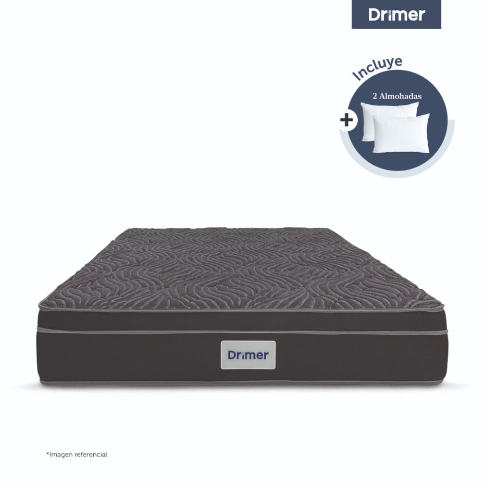 Colchón Ventus King + Almohada +Protector