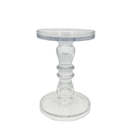 Candelabro Transparente 20 cm