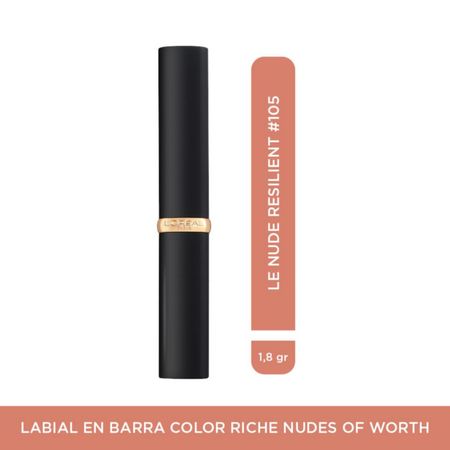 Labial Loreal Paris Colour Riche Nudes Of Worth  Tono Resilient #105