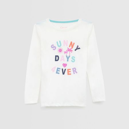 Polo Para Niña Circus Basico Jer Ecru Talla 10