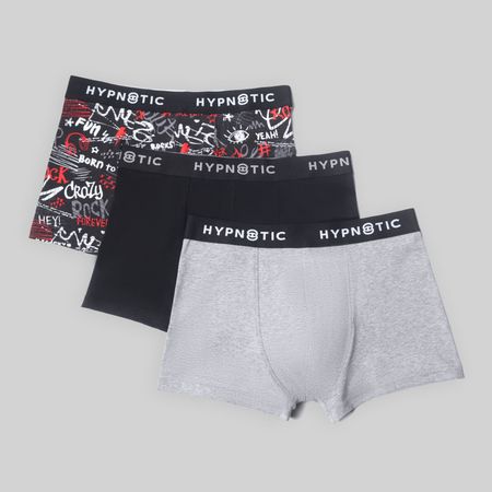 Boxers Pack X 3 Hypnotic Print Color 3 Hombre Boxers Pack X 3 Hypnotic Print  Hombre  COMBO3  L
