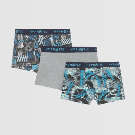 Boxers Pack X 3 Hypnotic Print Color 2 Hombre Boxers Pack X 3 Hypnotic Print   Hombre  COMBO2  L