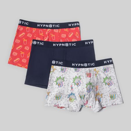 Boxers Pack X 3 Print Color 6 Hombre Boxers Pack X 3 Print Hombre COMBO2  XL