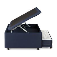 Base Bed Boxet Upline Azul 1.5 Plazas