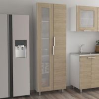 Mueble Alacena Fendi - Rovere/Blanco