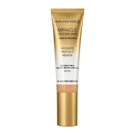 Base Max Factor Miracle Second Skin Golden Medium 30 ML