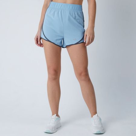 Short Deportivo Mujer Run Podium Celeste M