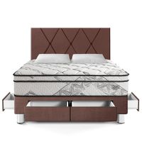 Dormitorio Pocket Advance Con Cajones 2 Plazas Cabecera