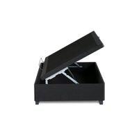 Base Boxet Rosen Premium Grafito 1.5 Plazas