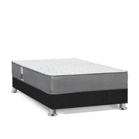 Cama Americana Forli Polaris 1.5 Plazas + 1 Almohada + 1 Protector