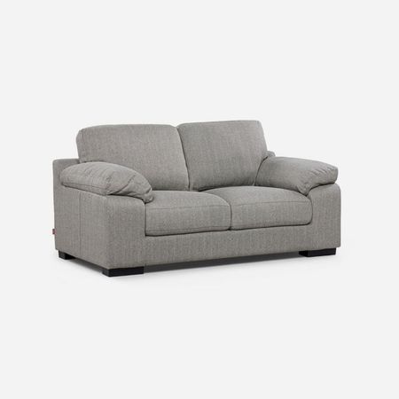 Sofá Bolonia Tela 2.5 Cuerpos Gris