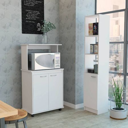 Combo Kitchen 9 Mueble Microondas + Optimizador - Blanco