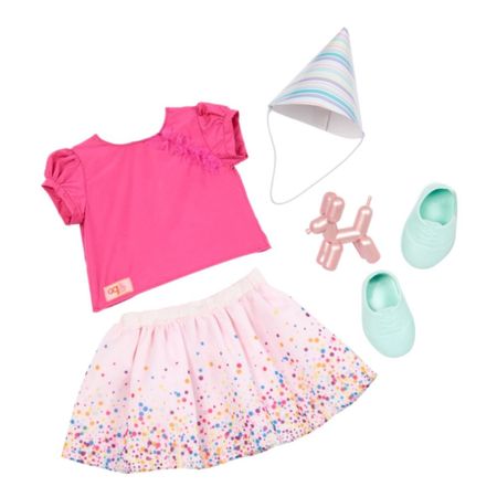 Outfit Para Muñeca Our Generation De Cumpleaños Rosa