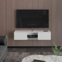 Panel Tv 65"" Gleid 2 Puertas - Blanco