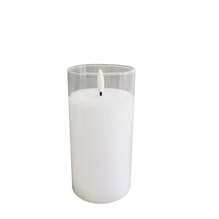 Vela Blanca Led 7.5X15Cm