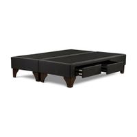 Base Con Cajones Rosen Premium Grafito King