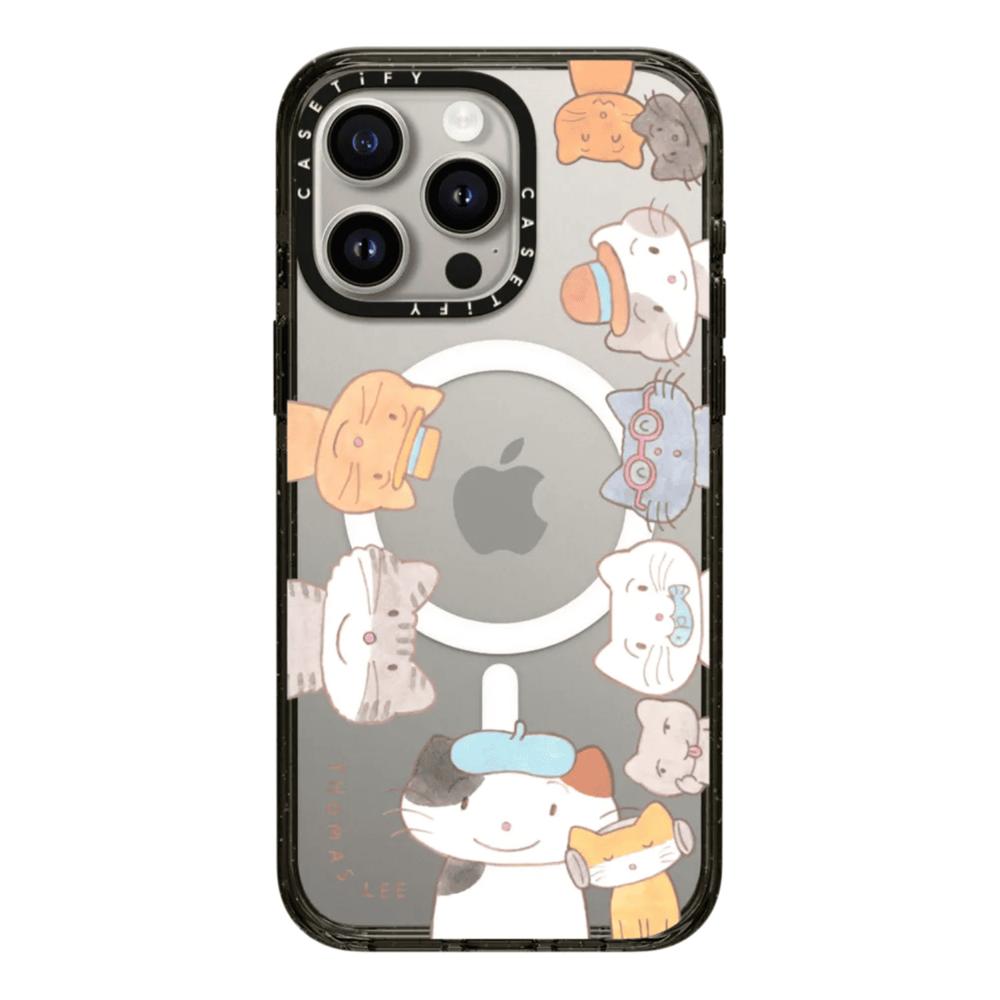 Case Casetify Wake Up! Cats con Magsafe para Thomas Lee - Iphone 14 Pro