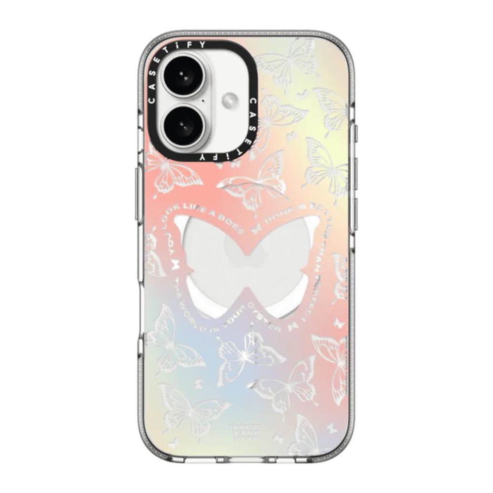Case Casetify You Give Me Butterflies con Magsafe para Iphone 15 Pro