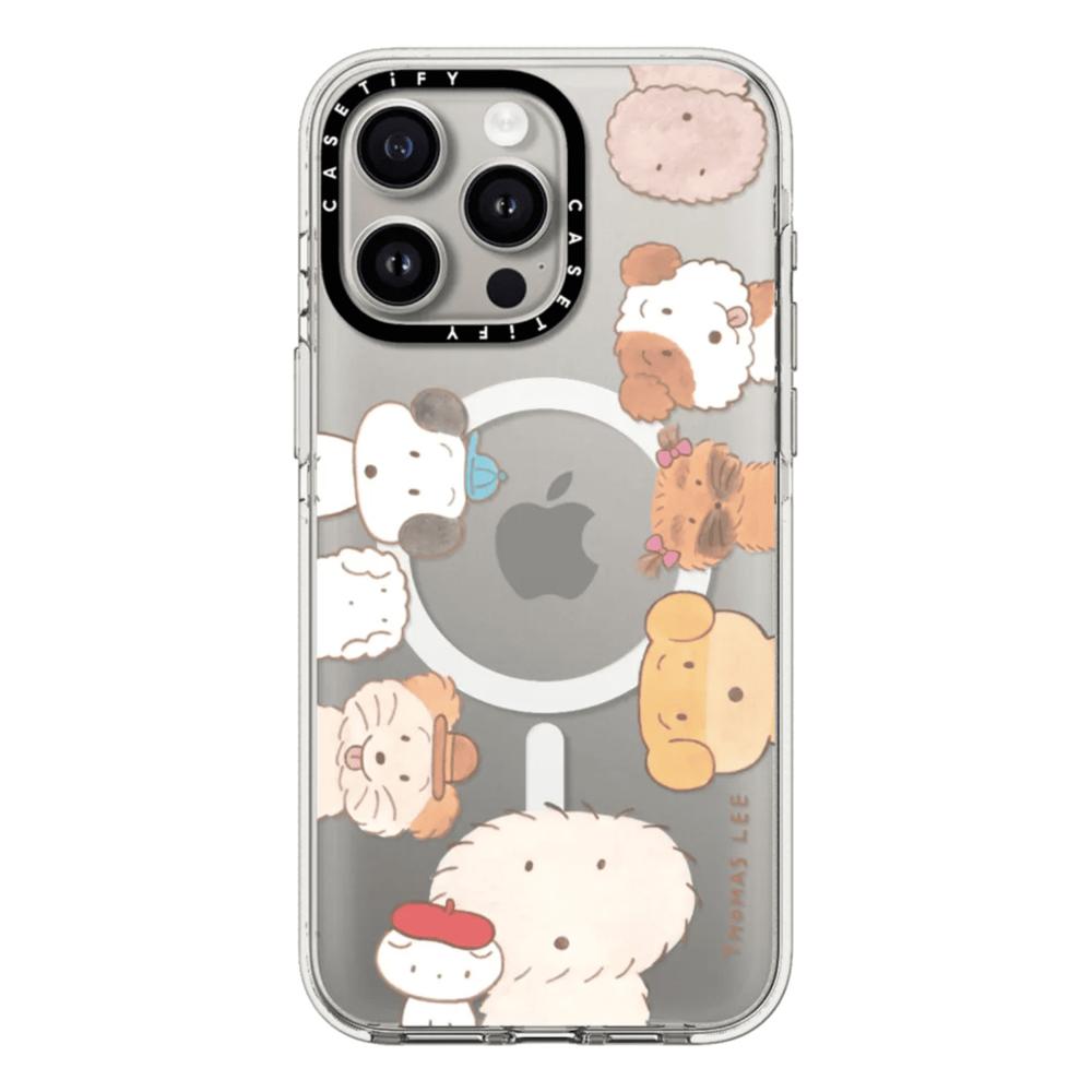 Case Casetify Wake Up! Puppies con Magsafe para Thomas Lee - Iphone 15 Plus