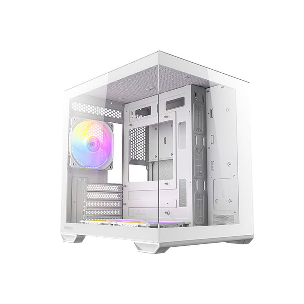 Caja PC Antec CX60M blanca ATX con 3 ventiladores, diseño elegante y fácil acceso a puertos USB