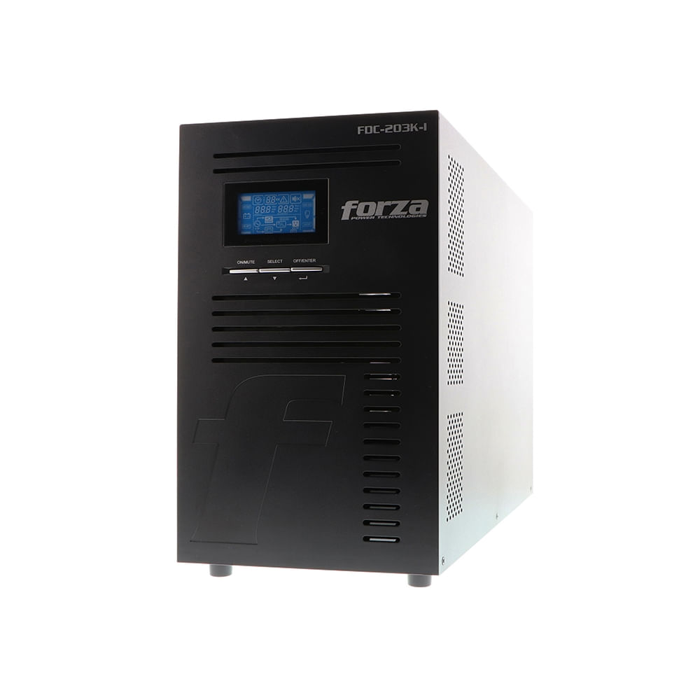 Forza UPS On-Line Torre 3000VA 3000W – Energía Ininterrumpida con 9 Tomas y Soporte 220V