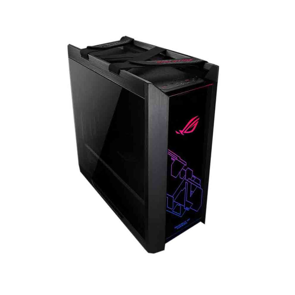 Caja Mid Tower ASUS ROG Strix Helios RGB Negra - Diseño Premium, Iluminación Personalizable y Espac