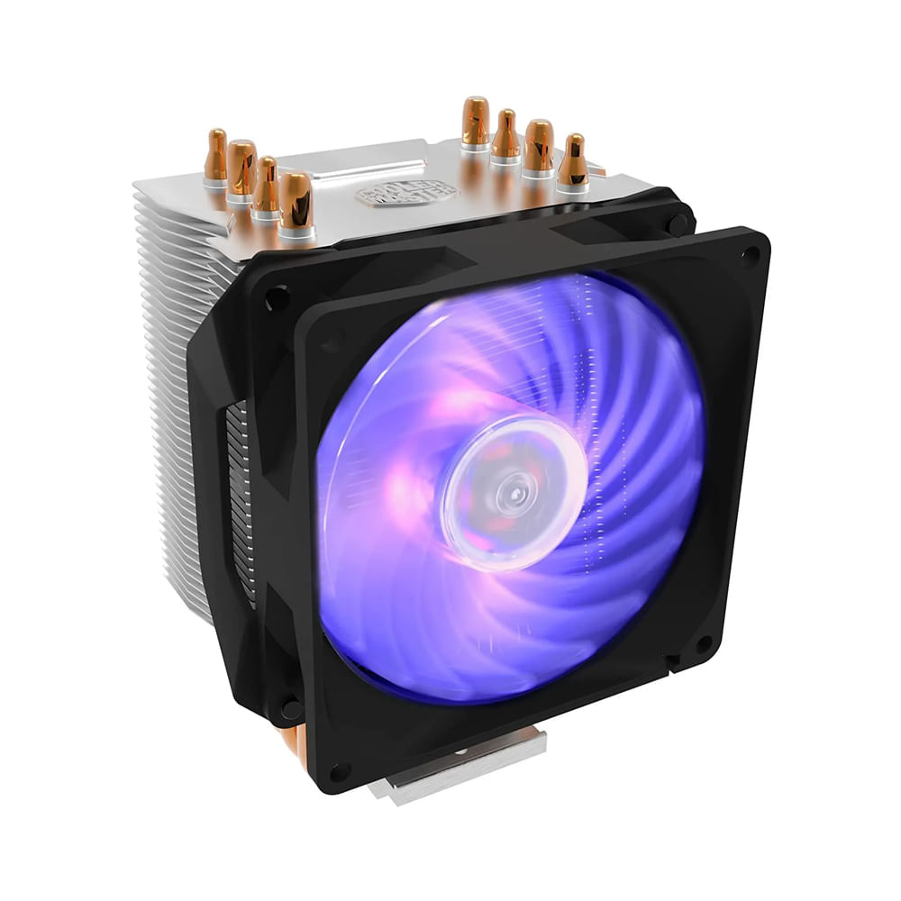 Enfriador de CPU Cooler Master H410R RGB, alto rendimiento y diseño iluminado para PC Gaming