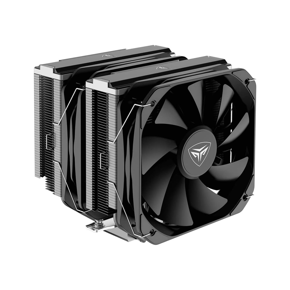 PC Cooler G6 BK - Ventilador Dual para CPU 260W, 4-Pin PWM, 12V DC, Color Negro, Alta Eficiencia