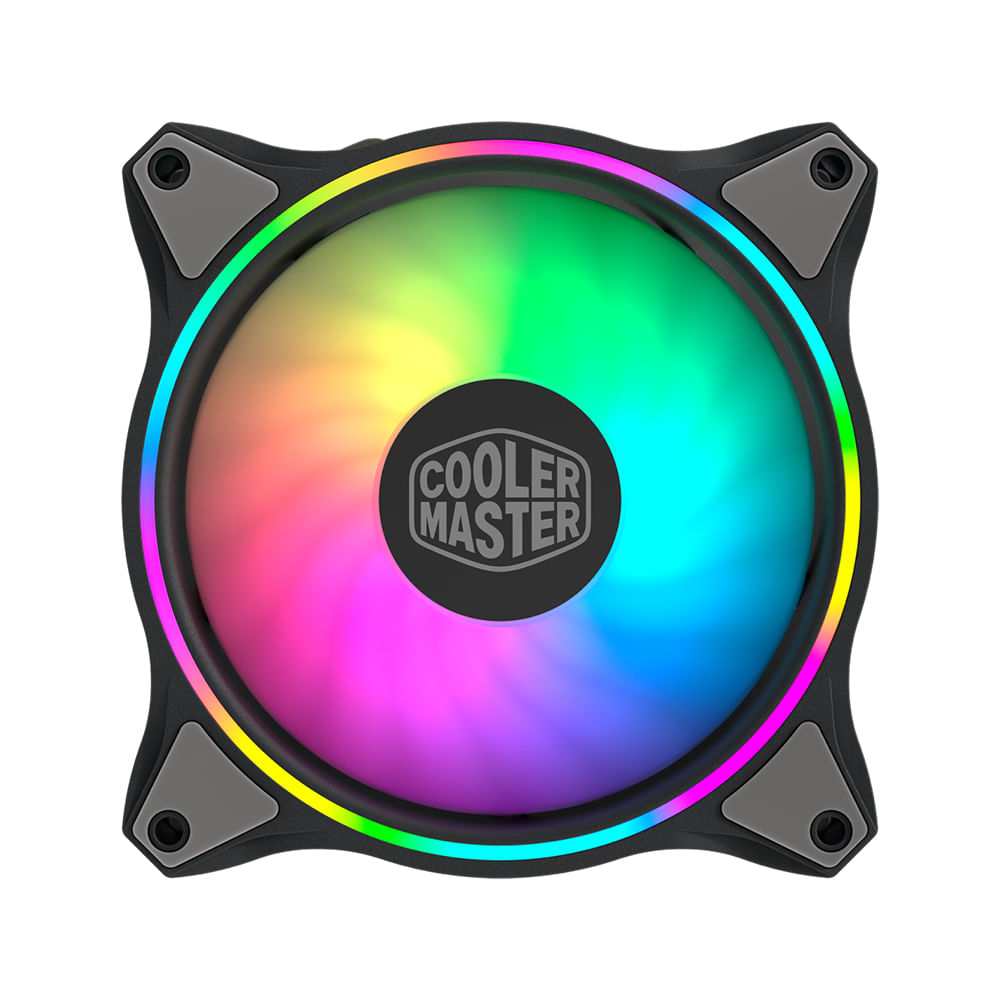 Ventilador RGB 120mm Cooler Master MF120 Halo - Iluminación Personalizable, Silencioso y Eficiente