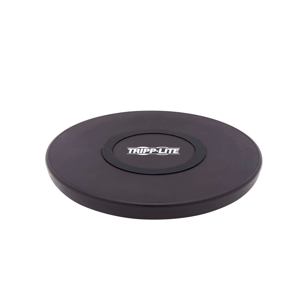 Base de carga rápida inalámbrica Qi Tripp-Lite para teléfonos - Color negro, alta velocidad y compa