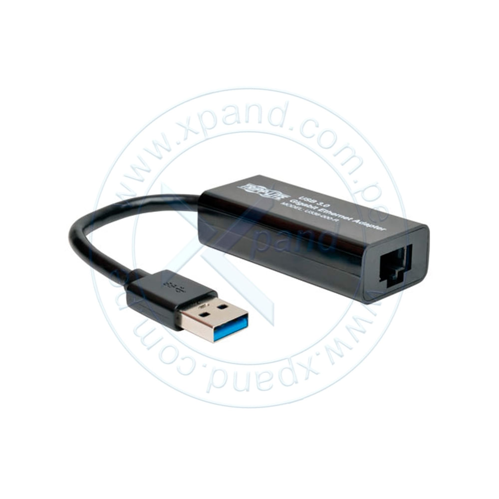 Adaptador de red Tripp Lite U336-000-R USB 3.0 a Gigabit Ethernet, alta velocidad y fácil conexión
