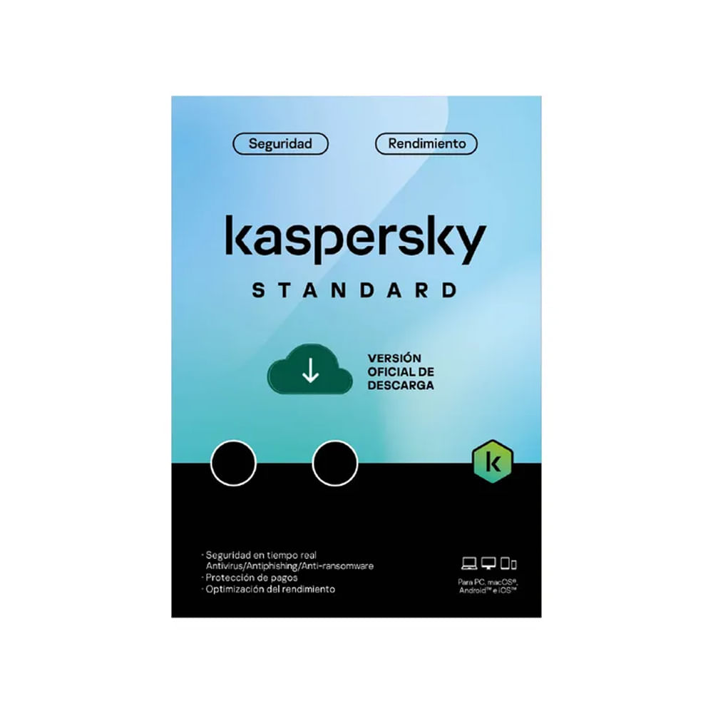 Antivirus Kaspersky Standard para 10 PCs - Protección Avanzada y Seguridad Total para tu Dispositiv