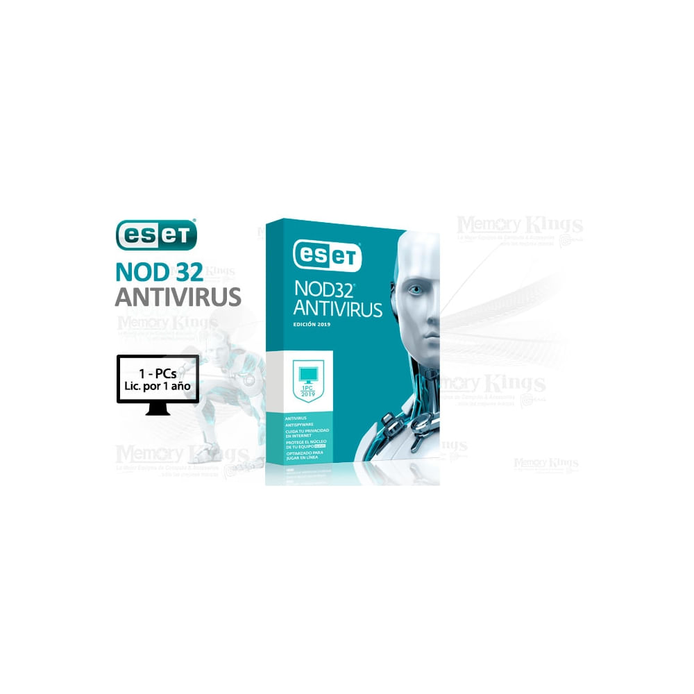 ESET NOD32 Antivirus para 1 PC - Protección Avanzada y Seguridad Total en Internet