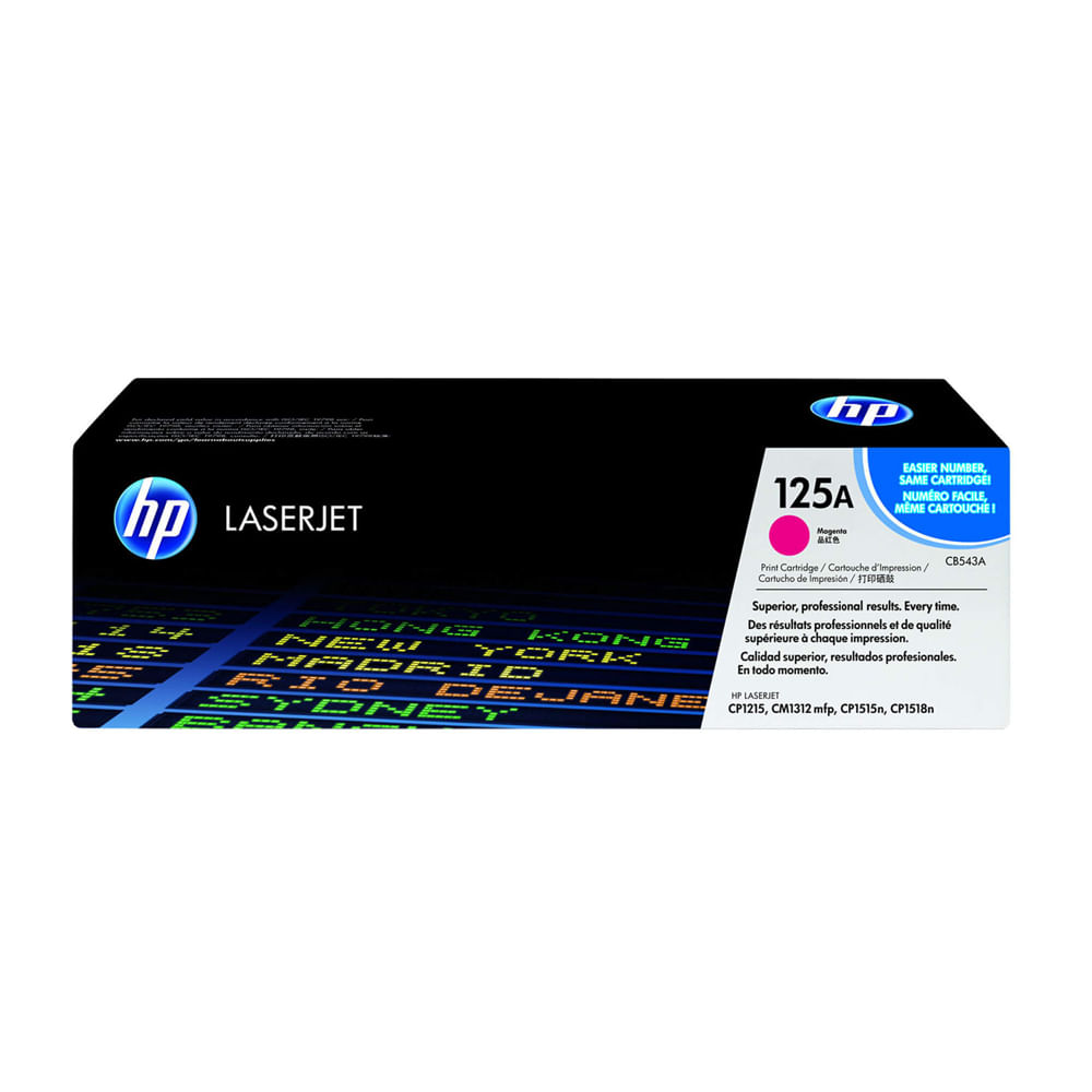 Tóner HP CB543A Magenta para LaserJet 1215/1515 - Alta Calidad, Impresiones Vibrantes y Duraderas