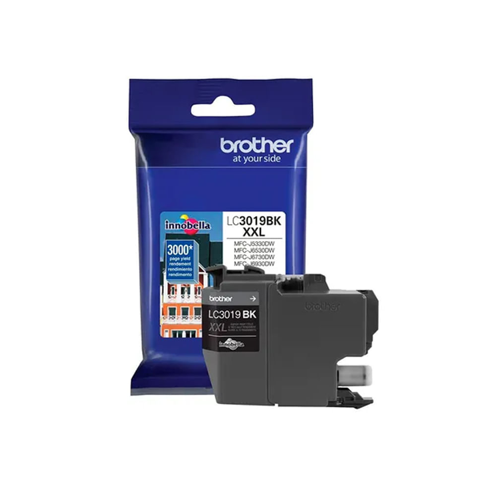 Tinta Brother LC3019BK Negra para MFC-J5330DW - Rinde 3,000 Páginas, Compatible y de Alta Calidad