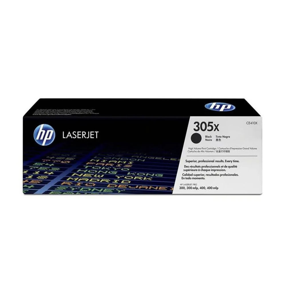 Tóner HP CE410X Negro Compatible con LaserJet Pro 400 - Rinde hasta 4000 Páginas - Alta Calidad