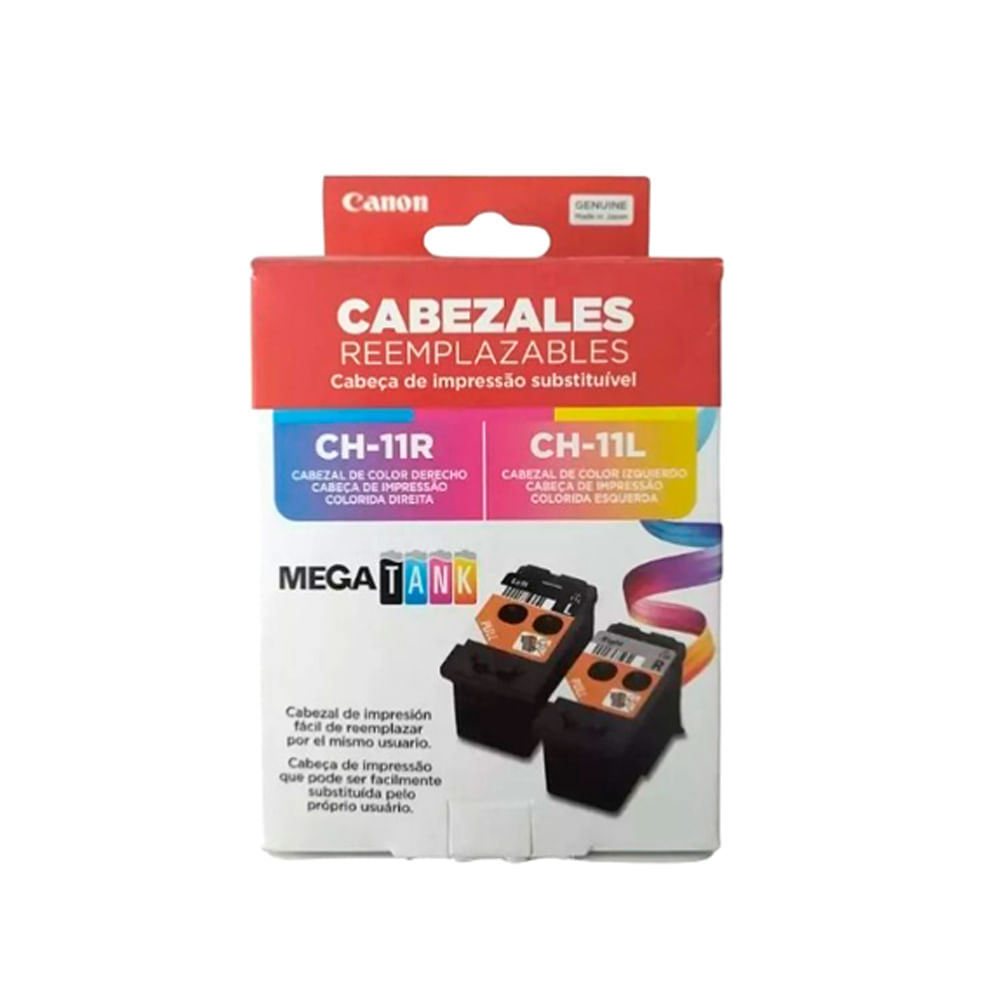 Pack de Cartuchos Canon CH-11R y CH-11L - Colores Vibrantes y Alta Calidad de Impresión