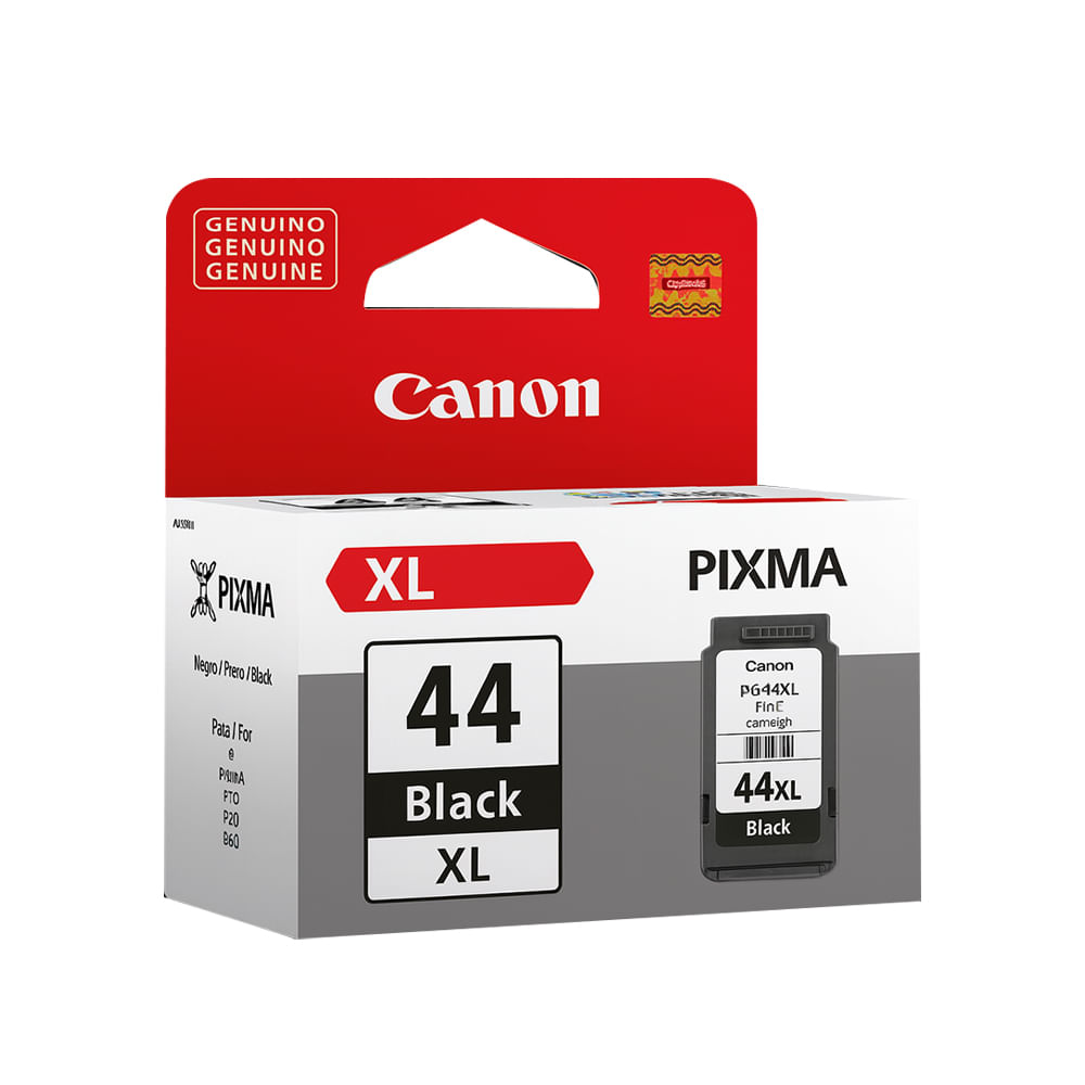 Tinta Canon PG-44XL Negro 15ml para Impresoras PIXMA E401 y E461 - Calidad de Impresión Superior