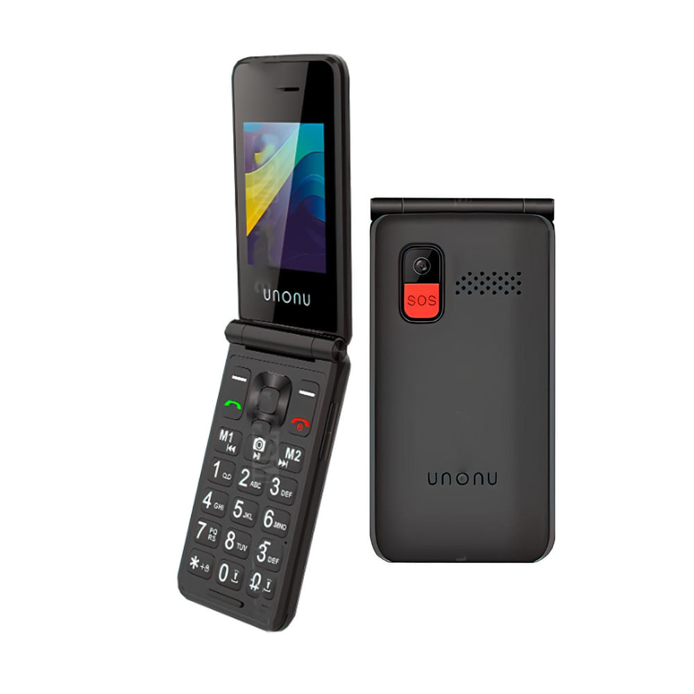 Celular Unonu Volt 4G Negro Dual SIM - Rápido y Conectividad Avanzada para toda la familia