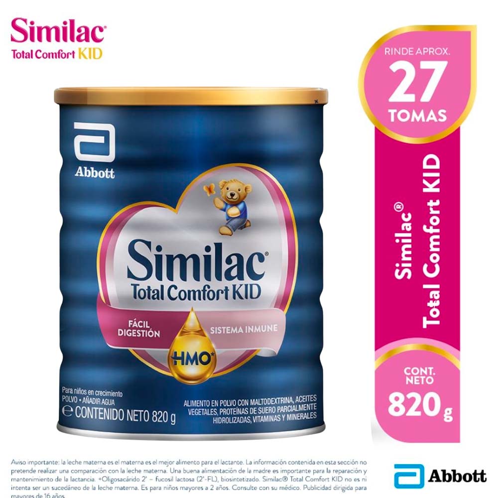 Fórmula Infantil SIMILAC Total Comfort Kid Lata 820g