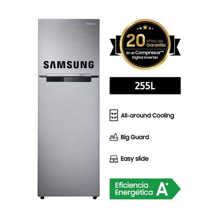 Refrigeradora Samsung RT25FARADS8/PE Top Freezer 255L Inox