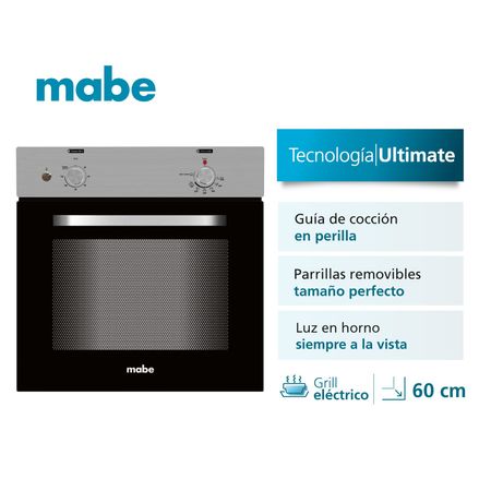 Horno Eléctrico Mabe Hm6028eyai0 Inox