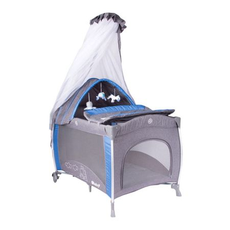 Cuna Corral Mecedora Noa Azul - EB780AZ