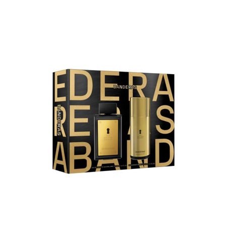 Set De Perfume The Golden Secret Antonio Banderas Para Hombre Edt 100ml + Desodorante Spray 150ml