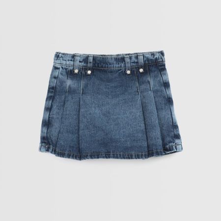 Falda Para Niña Circus Tablas Azul Talla 6